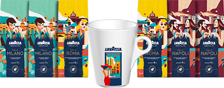 Probierpaket Tales of Italy: 1,5KG Bohnen + Tasse