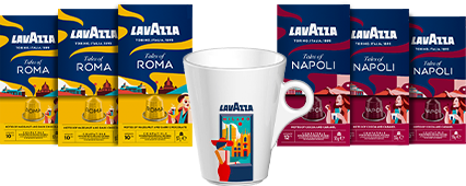 Probierpaket Tales of Italy: 6x10 Kapseln + Tasse