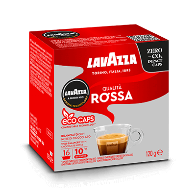 16 Cápsulas Lavazza A Modo Mio Espresso Cremosamente Dek | Quonty.com